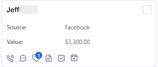 Surface finishing lead from Facebook ads worth $3,300 in the CRM